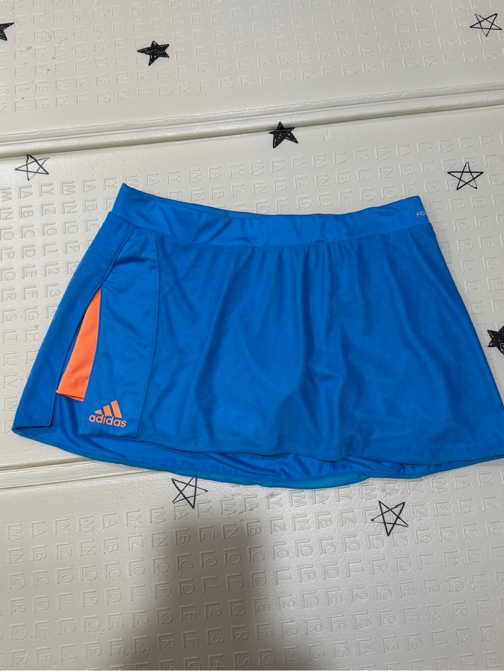 adidas Blue and Orange Adizero Athletic Skort